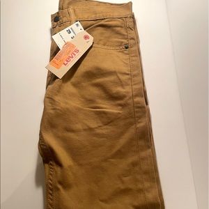 Original Levi’s Mens Tan Jeans Straight Leg